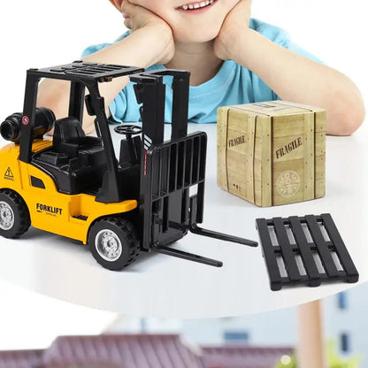 Forklift Inertia Toy Burrs-free Excellent Fadeless Pull Toy