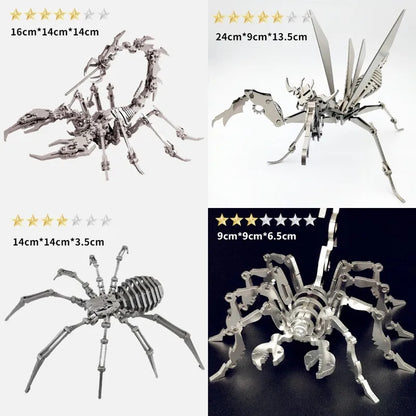 3D Metal Puzzle Animal Spider King Plus Version Model Scorpion