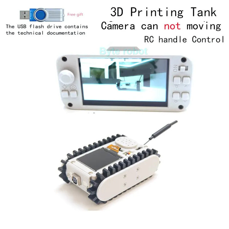 Pipeline Inspection Wireless Video Car Track Robot