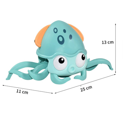 Kids Induction Escape Crab Octopus Crawling Toy