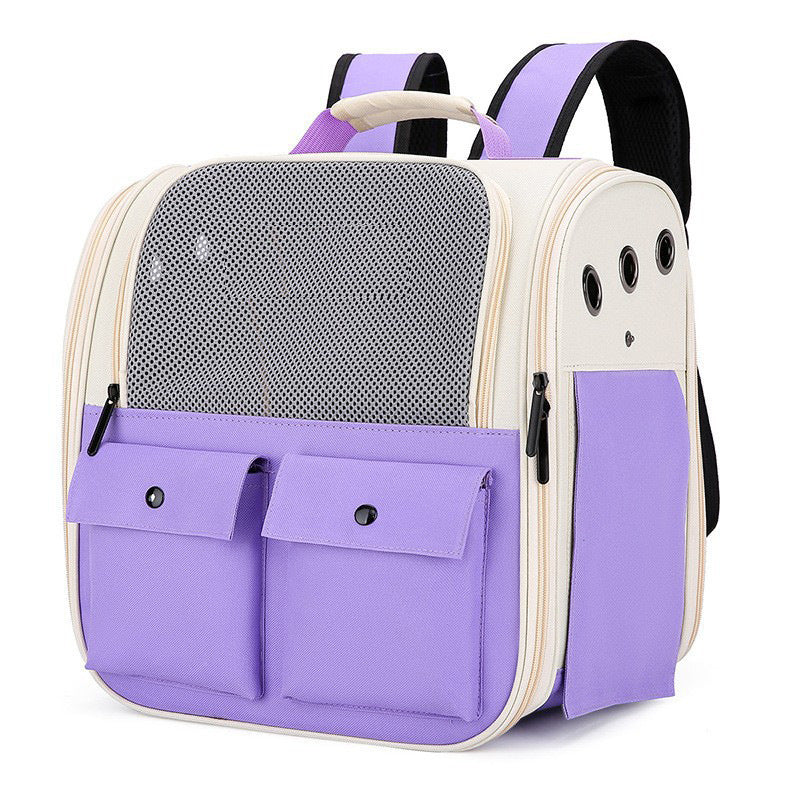 Portable Backpack for Going Out, Portable Folding Breathable Cat Bag, Pet Dog Bag