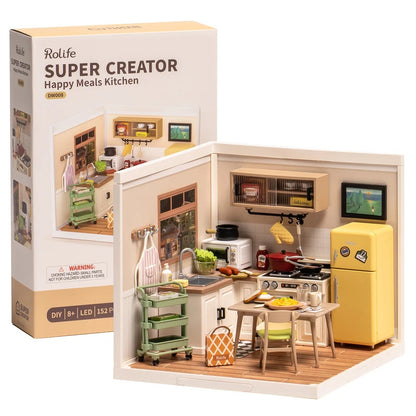 3D Puzzle Model Super Store Series Happy Meals Kitchen