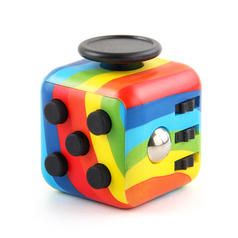 New Exotic Toys Fidget Cube Vent Decompress the Dice Local Tyrant Gold Press 6-Sided Finger Cube Source Factory