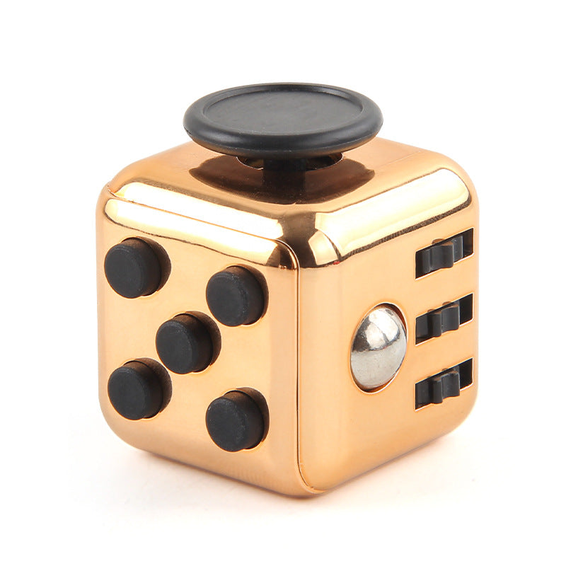 New Exotic Toys Fidget Cube Vent Decompress the Dice Local Tyrant Gold Press 6-Sided Finger Cube Source Factory